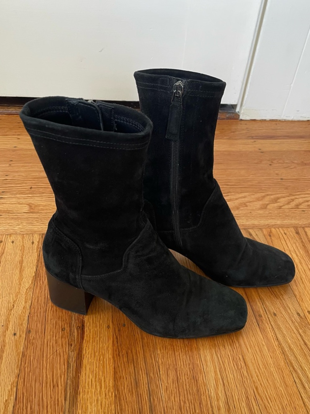 Aquatalia Suede Sock Boots - Picture 2 of 6